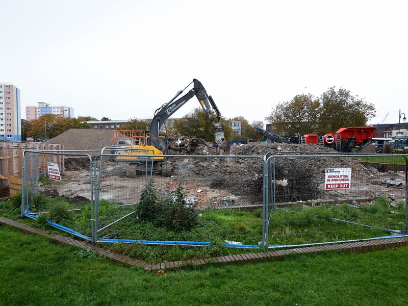 Demolition site at Gosport bus station 


Picture: Chris Moorhouse (291025-14)