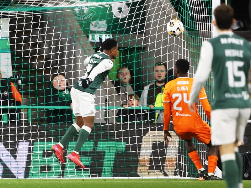 Hibs' record signing has been struggling with an ankle injury, but has a chance of returning against Rangers, according to reports.