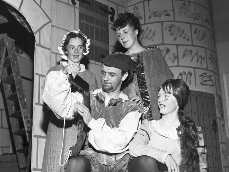 The Melville Players present 'The Lass wi the Muckle Mou' in Portobello Old Parish Church hall in May 1966.