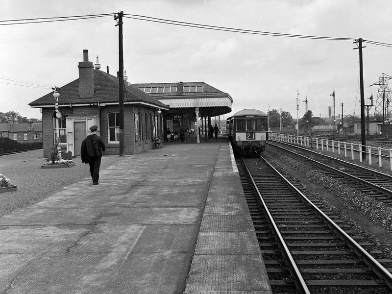 Portobello Railway Station in August 1964.