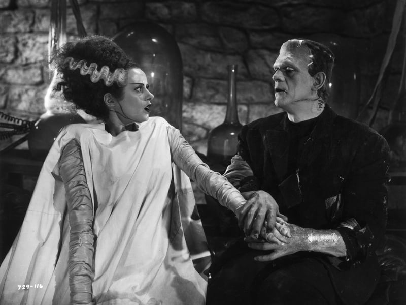 The first of two black and white classics to score 98 per cent on Rotten Tomatoes is James Whale's 1935 masterpiece 'Bride of Frankenstein' starring horror icon Boris Karloff as the monster. The sequel outdoes the original 'Frankenstein' as the titular doctor constructs a spouse for his original monstrous creation.