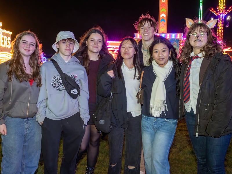 Friends from Stubbington enjoying HMS Sultan Bonfire Night 2025.