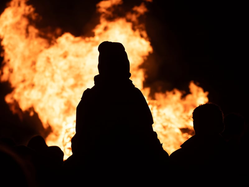 HMS Sultan held their annual bonfire on October 30 as thousands turned out to enjoy the evening.
