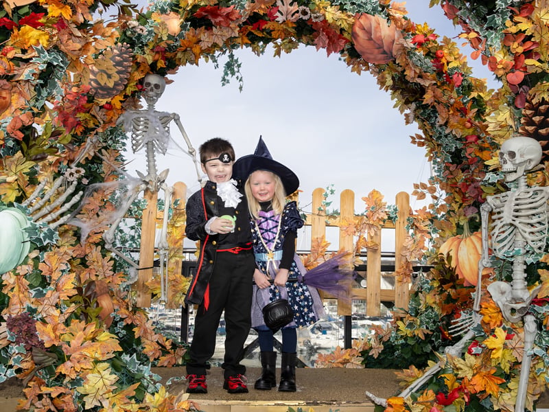 Joshua, 6, and Mia, 4, from Gosport.