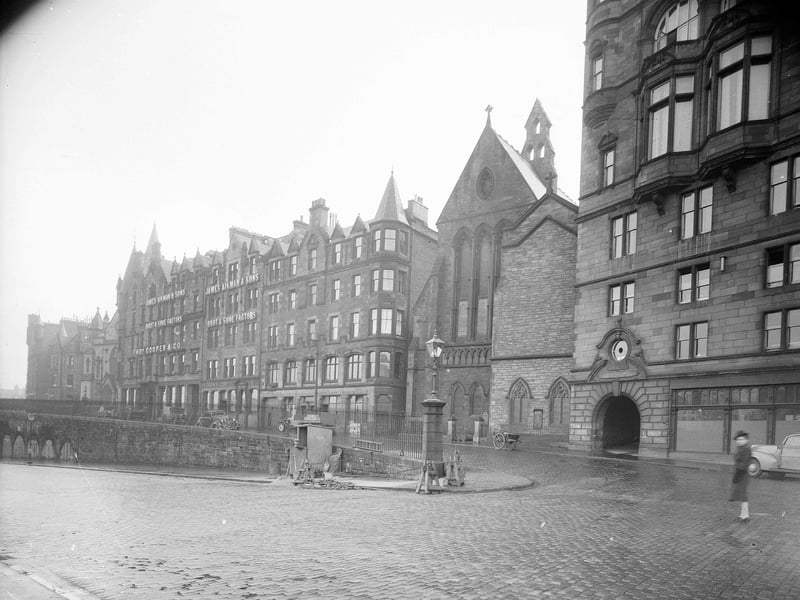Old St Paul's Church in Jeffrey Street in 1950.