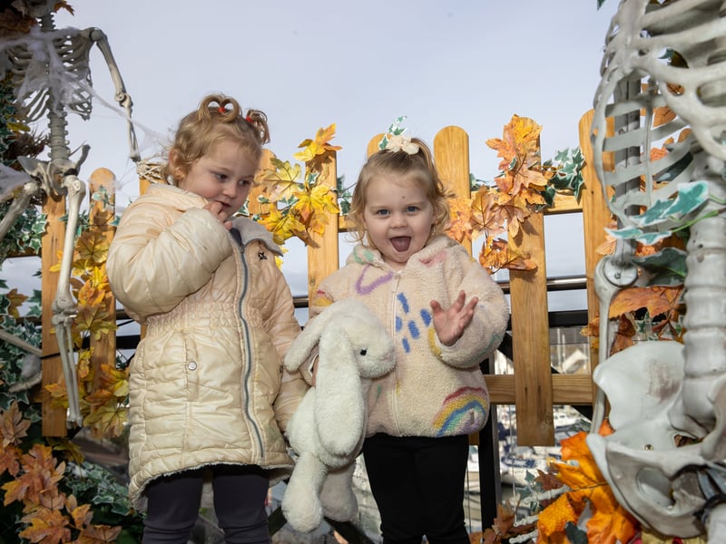 Aurora-Rose, 3, and Ivy-Rose, 2, from Portsmouth.