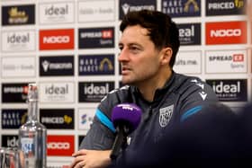 West Bromwich Albion boss Ryan Mason is expecting a stern test on Saturday.