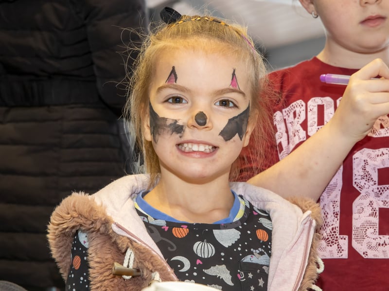Emmi, 5, at Port Solent Halloween Kids Club