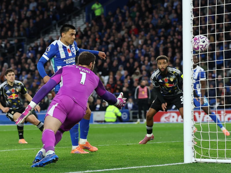 6 - Kicking was worrying at times, maybe overcommitted for the first goal but let down by team-mates for all three. Made a couple of good stops.