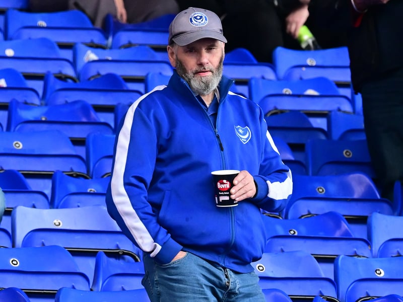 Pompey fans defiantly backed their team as they were battered 4-0 at Birmingham City. Pic: Dennis Goodwin/ProSportsImages