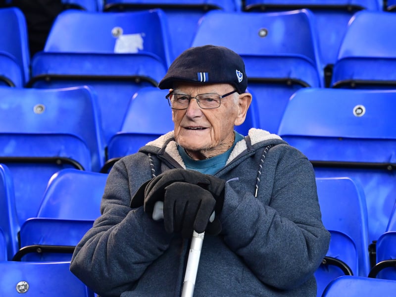 Pompey fans defiantly backed their team as they were battered 4-0 at Birmingham City. Pic: Dennis Goodwin/ProSportsImages