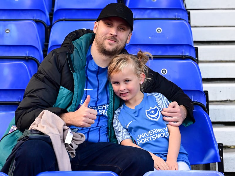 Pompey fans defiantly backed their team as they were battered 4-0 at Birmingham City. Pic: Dennis Goodwin/ProSportsImages