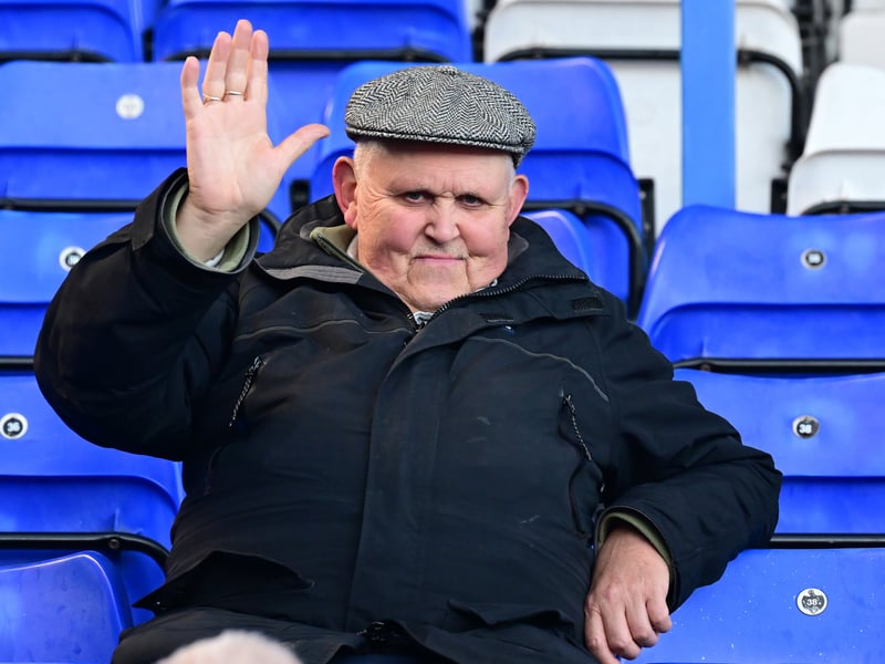 Pompey fans defiantly backed their team as they were battered 4-0 at Birmingham City. Pic: Dennis Goodwin/ProSportsImages