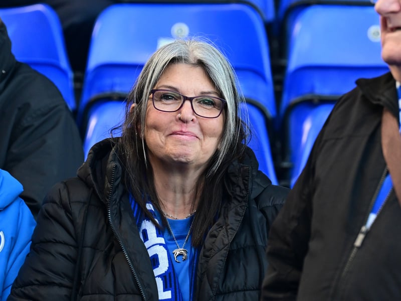 Pompey fans defiantly backed their team as they were battered 4-0 at Birmingham City. Pic: Dennis Goodwin/ProSportsImages