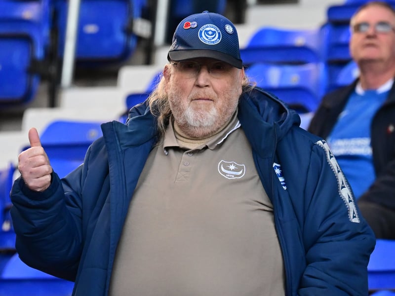 Pompey fans defiantly backed their team as they were battered 4-0 at Birmingham City. Pic: Dennis Goodwin/ProSportsImages