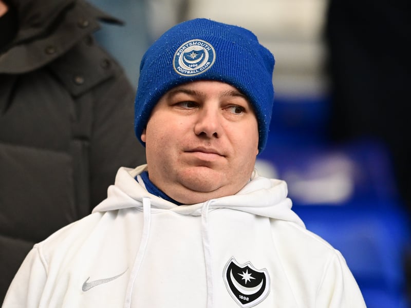 Pompey fans defiantly backed their team as they were battered 4-0 at Birmingham City. Pic: Dennis Goodwin/ProSportsImages