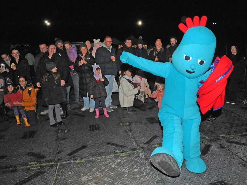 Many family faces, including Ickle Pickle, joined the fun.