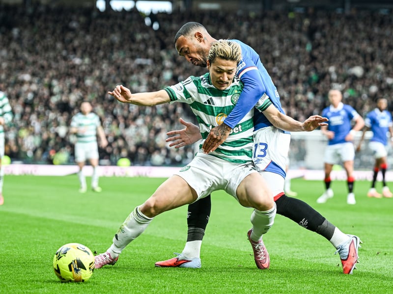 First player into the book for a naughty challenge. Nevertheless, used all his experience to hold Rangers' backline together. Rangers' best defender with a number of key tackles and interventions. 7