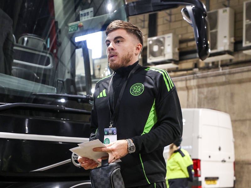James Forrest (pictured) was brought on after 67 minutes and nearly scored with a shot that rattled the underside of the bar. He also set up fellow sub Callum Osmand for a glorious chance to find a winner in normal time, although the former Fulham striker did bag the clincher in extra time. Reo Hatate came on in an attempt to keep hold of the midfield and Kieran Tierney replaced Saracchi at left-back, setting up Osmand. Michel-Ange Balikwisha also appeared.
