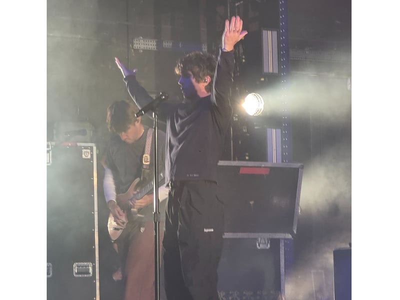 The band launched into the gig with the title track from their latest album 'Never Enough' to raucous scenes.