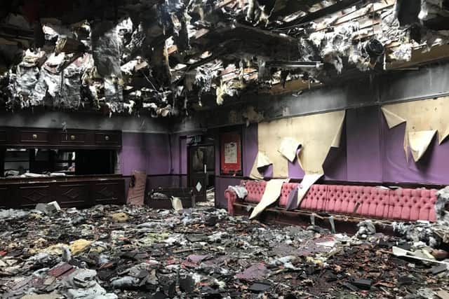 The picture shows the state of the Shiregreen Arms, Sheffield, as a planning application is submitted for its demolition. Picture:  Beech Grove Homes