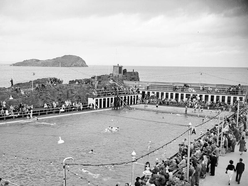 North Berwick open air pool in 1958.