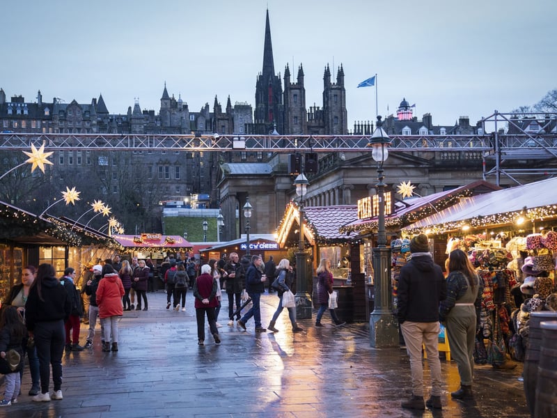 The iconic Edinburgh Christmas market begins on Saturday, November 15. The market transforms the city centre with traditional Christmas stalls, funfair rides, spectacular live outdoor events, delicious food and drink and more.