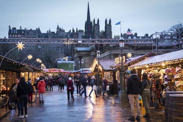 The iconic Edinburgh Christmas market begins on Saturday, November 15. The market transforms the city centre with traditional Christmas stalls, funfair rides, spectacular live outdoor events, delicious food and drink and more.