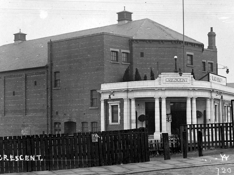 The Crescent Picture House on Dewsbury Road, near the junction with Garnet Road. It opened in 1921 with a 'special opening picture', an English production starring Henry Ainley.
