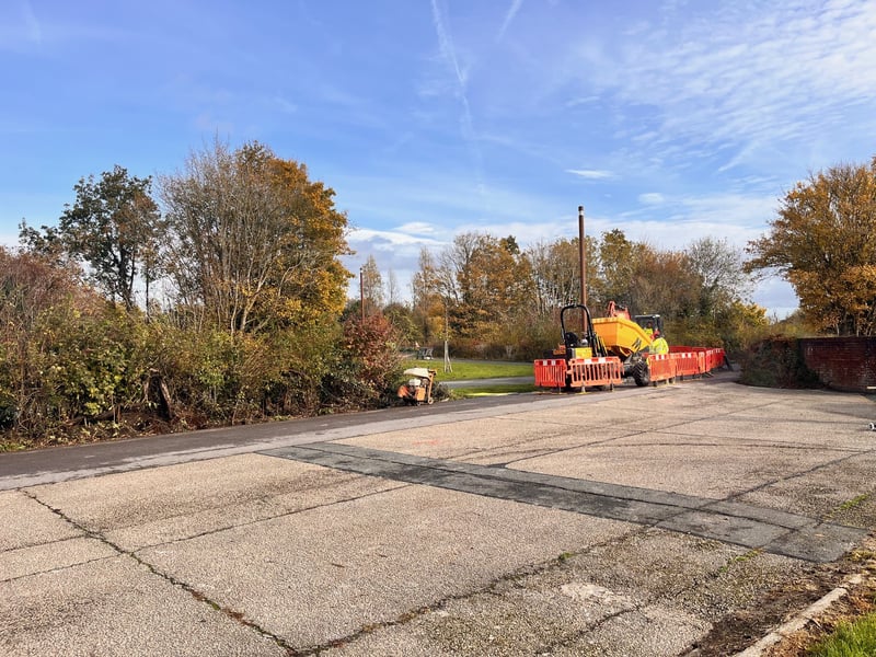 SSE are working on bringing power directly from the source by the round about to the electrical substation.