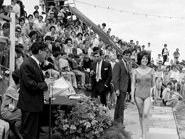 The Miss Dunbar Beauty Queen Contest in 1964.