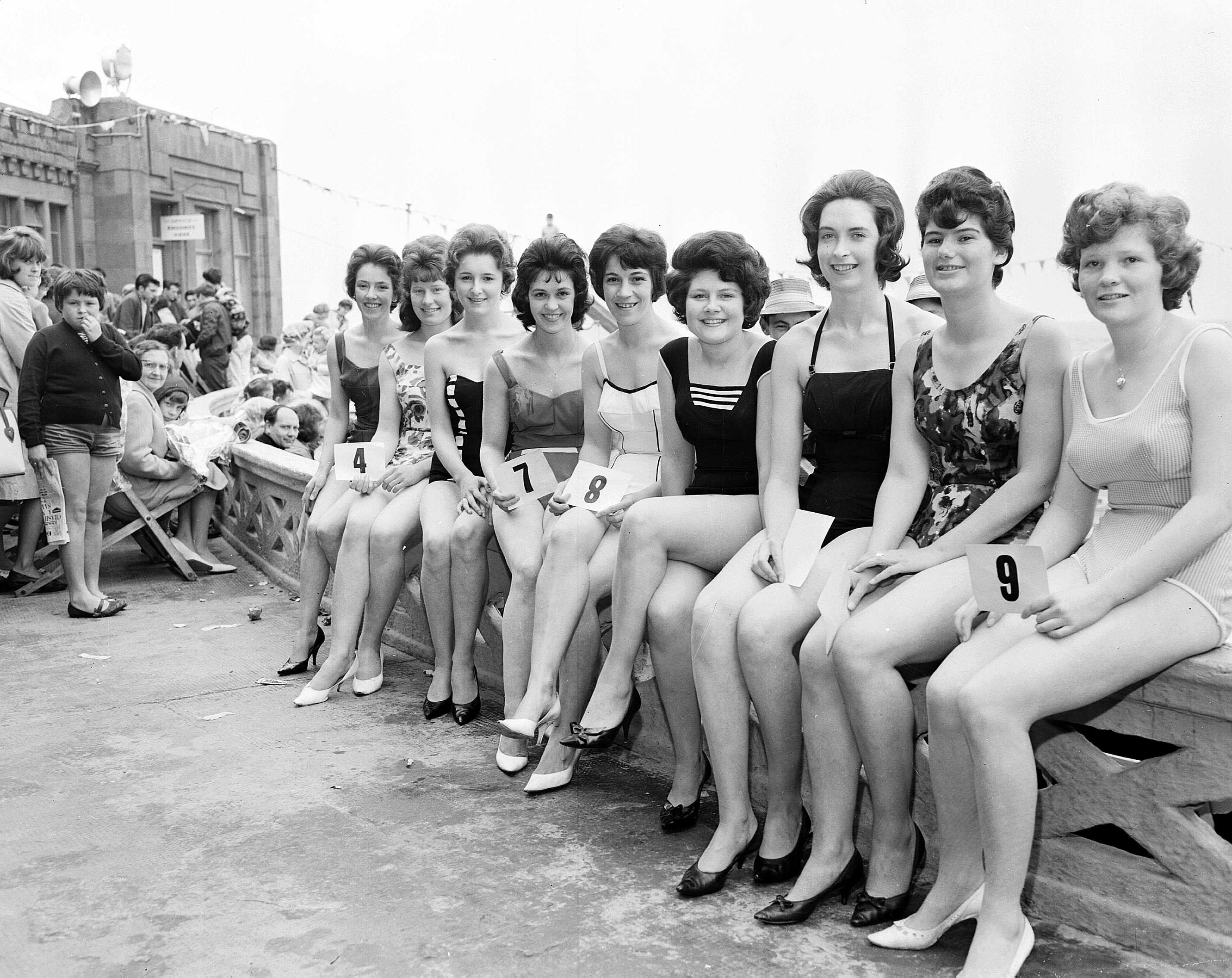 The Evening Dispatch Bathing Beauty Contest at Dunbar in 1963.