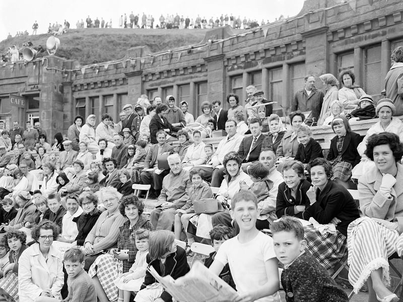 The audience at the Evening Dispatch Dunbar Bathing Beauty Contest in1963.