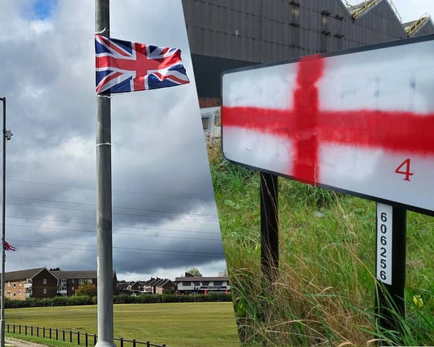 Removing flags has cost South Yorkshire councils more than £7,000, while nationally clean-up costs total over £60,000. 