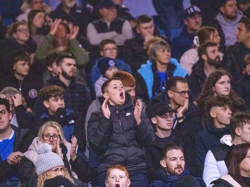 There were 19,877 supporters in attendance at Fratton Park as Pompey drew 0-0 with Wrexham under the lights on Wednesday evening.