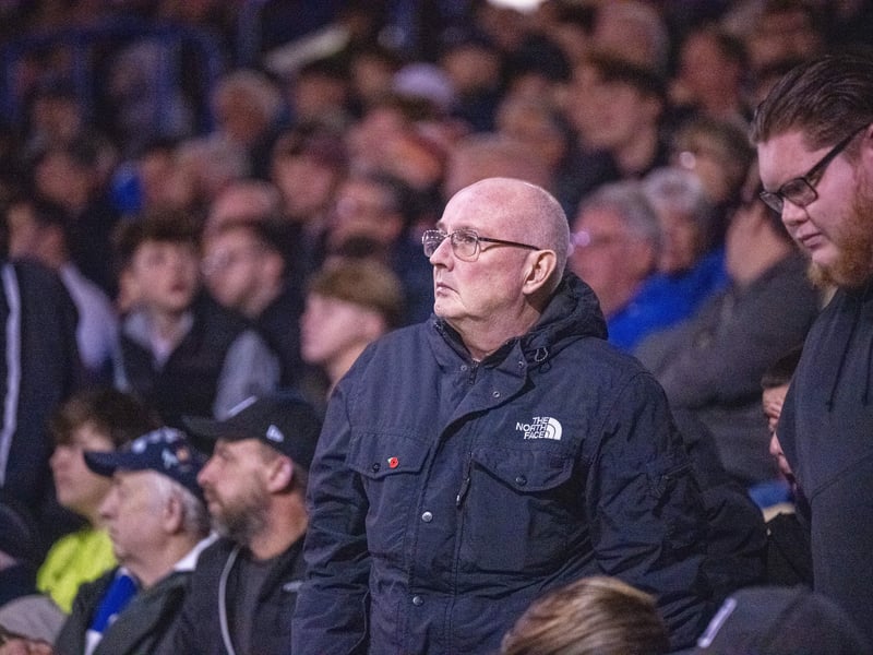 There were 19,877 supporters in attendance at Fratton Park as Pompey drew 0-0 with Wrexham under the lights on Wednesday evening.