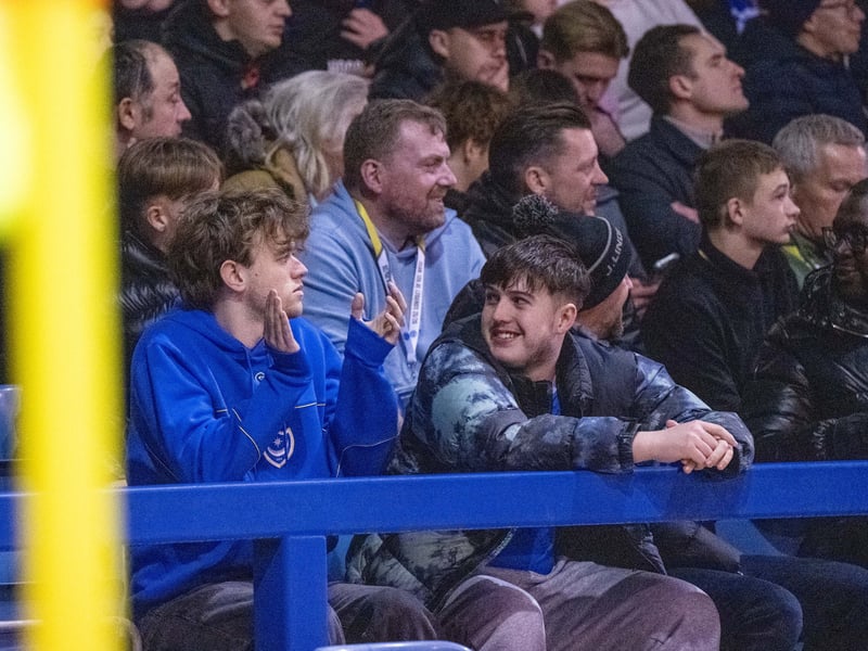 There were 19,877 supporters in attendance at Fratton Park as Pompey drew 0-0 with Wrexham under the lights on Wednesday evening.