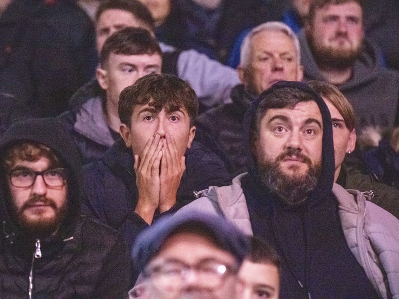 There were 19,877 supporters in attendance at Fratton Park as Pompey drew 0-0 with Wrexham under the lights on Wednesday evening. 