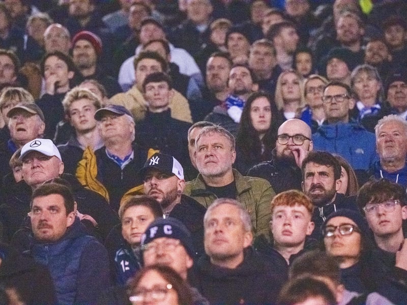 There were 19,877 supporters in attendance at Fratton Park as Pompey drew 0-0 with Wrexham under the lights on Wednesday evening.