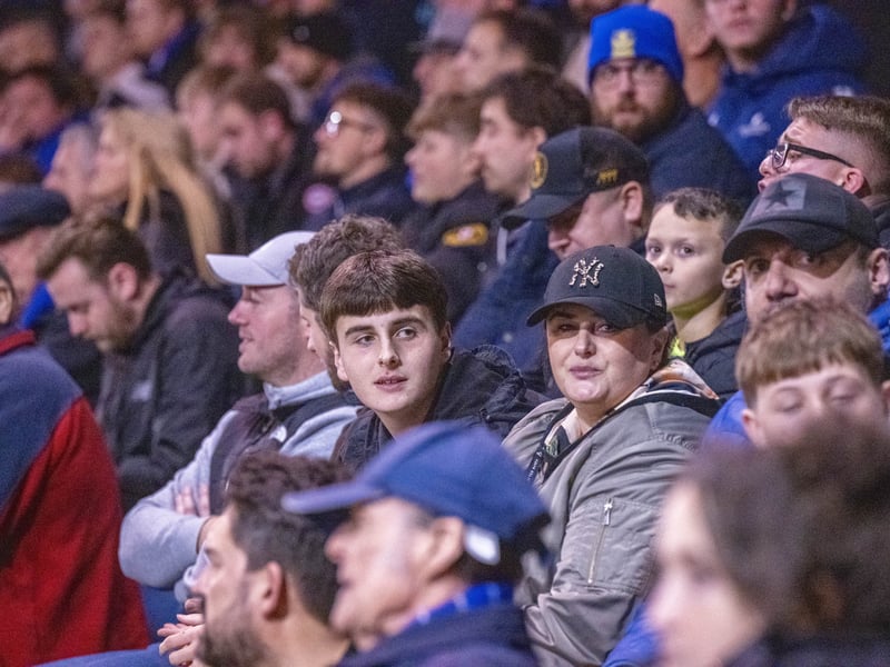 There were 19,877 supporters in attendance at Fratton Park as Pompey drew 0-0 with Wrexham under the lights on Wednesday evening.