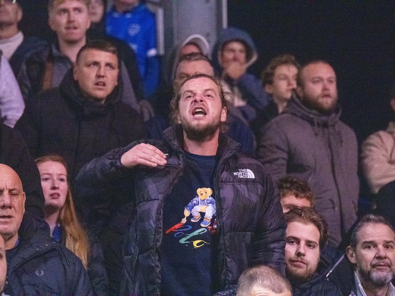 There were 19,877 supporters in attendance at Fratton Park as Pompey drew 0-0 with Wrexham under the lights on Wednesday evening.