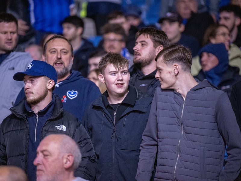 There were 19,877 supporters in attendance at Fratton Park as Pompey drew 0-0 with Wrexham under the lights on Wednesday evening.