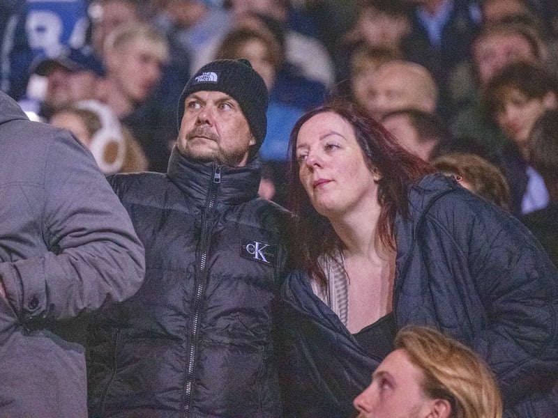 There were 19,877 supporters in attendance at Fratton Park as Pompey drew 0-0 with Wrexham under the lights on Wednesday evening.