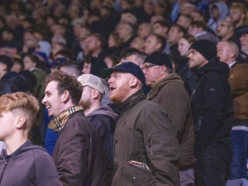There were 19,877 supporters in attendance at Fratton Park as Pompey drew 0-0 with Wrexham under the lights on Wednesday evening.