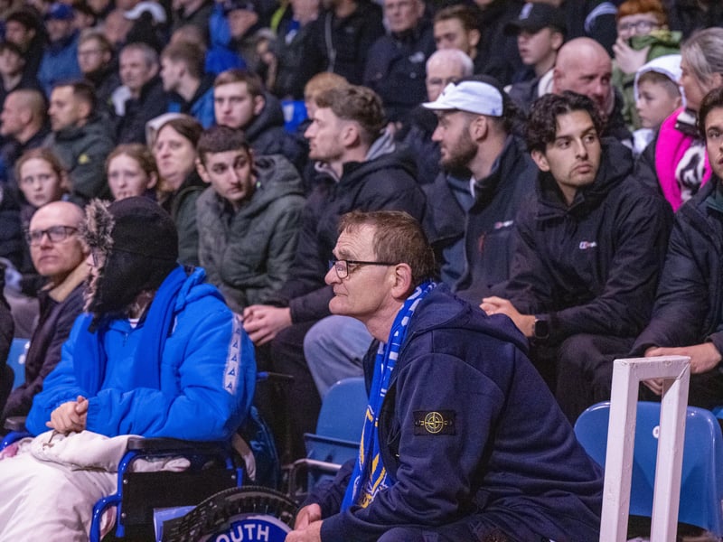 There were 19,877 supporters in attendance at Fratton Park as Pompey drew 0-0 with Wrexham under the lights on Wednesday evening.