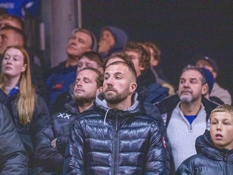 There were 19,877 supporters in attendance at Fratton Park as Pompey drew 0-0 with Wrexham under the lights on Wednesday evening.