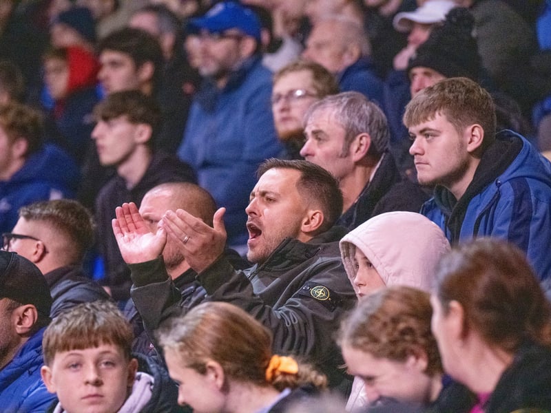 There were 19,877 supporters in attendance at Fratton Park as Pompey drew 0-0 with Wrexham under the lights on Wednesday evening.
