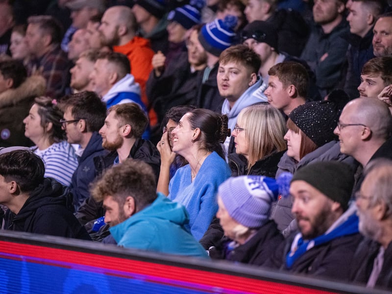There were 19,877 supporters in attendance at Fratton Park as Pompey drew 0-0 with Wrexham under the lights on Wednesday evening.