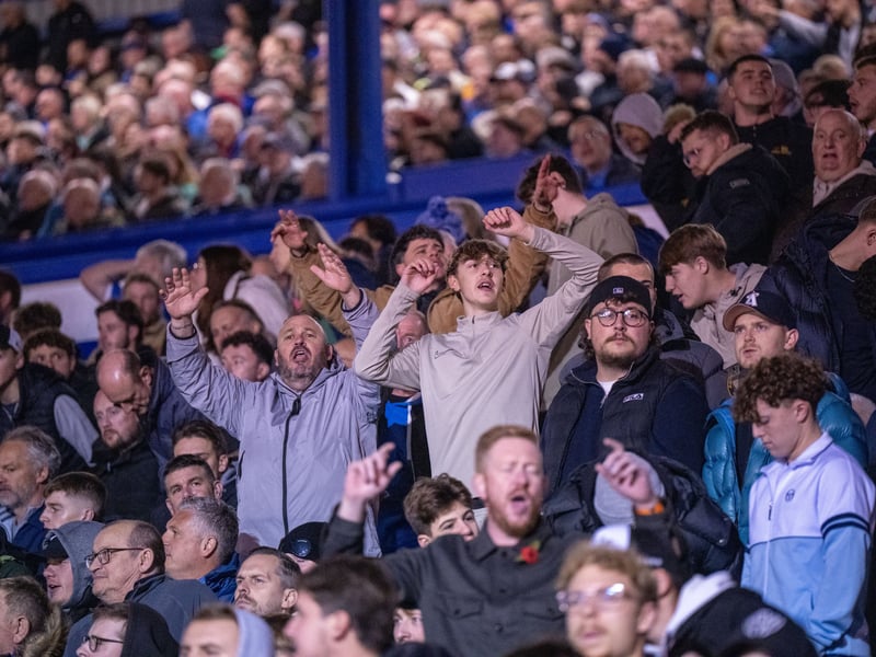 There were 19,877 supporters in attendance at Fratton Park as Pompey drew 0-0 with Wrexham under the lights on Wednesday evening.
