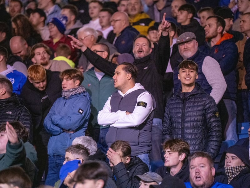 There were 19,877 supporters in attendance at Fratton Park as Pompey drew 0-0 with Wrexham under the lights on Wednesday evening.